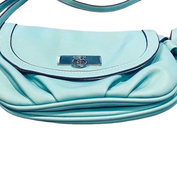 Rossetti Robin’s Egg Blue Crossbody Bag In Vegan Leather - Picture 11 of 12